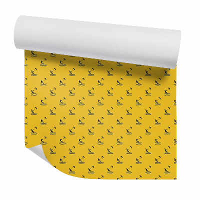 Samolepící tapeta Sportovní grafika windsurfingu