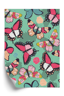 Tapeta na zeď Barevní motýli