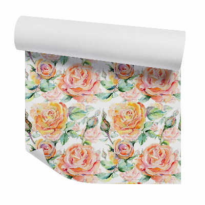 Tapeta na zeď Žluté kvetoucí růže