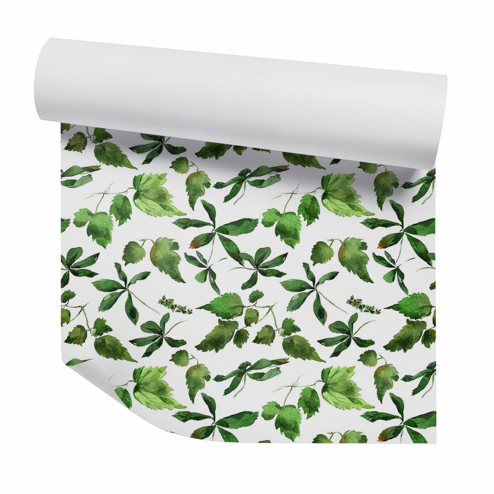 Tapeta Dekorativní zelené listy
