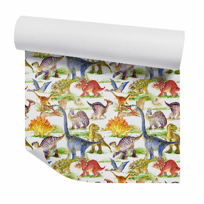 Samolepící tapeta Různé druhy dinosaurů