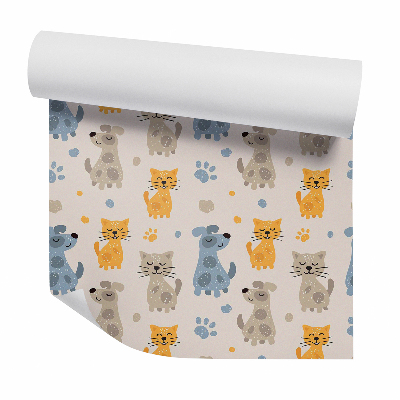 Tapeta na zeď Veselí psi a kočky