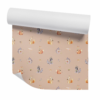 Samolepící tapeta Lesní mláďata v peří