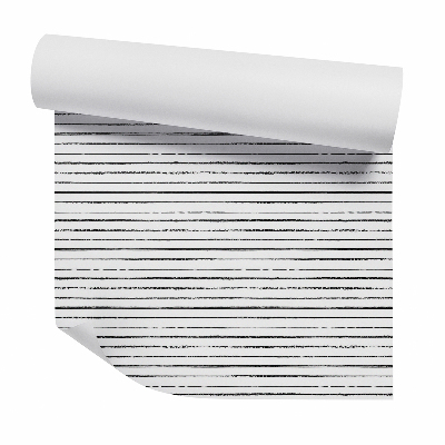 Samolepící tapeta Vodorovné černé ozdobné pruhy