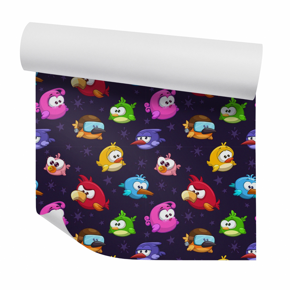 Tapeta Angry Birds dětské vzory