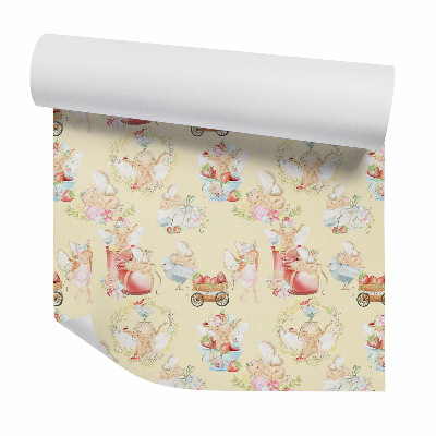 Tapeta na zeď Roztomilé vzory malých vílích skřítků