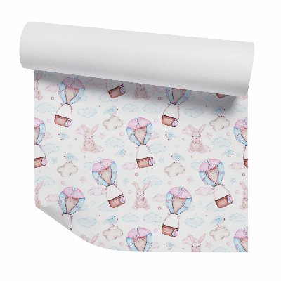 Tapeta na zeď Pohádkové balónky létající vzory