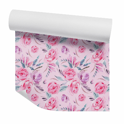 Samolepící tapeta Pastelové růže světlé barvy