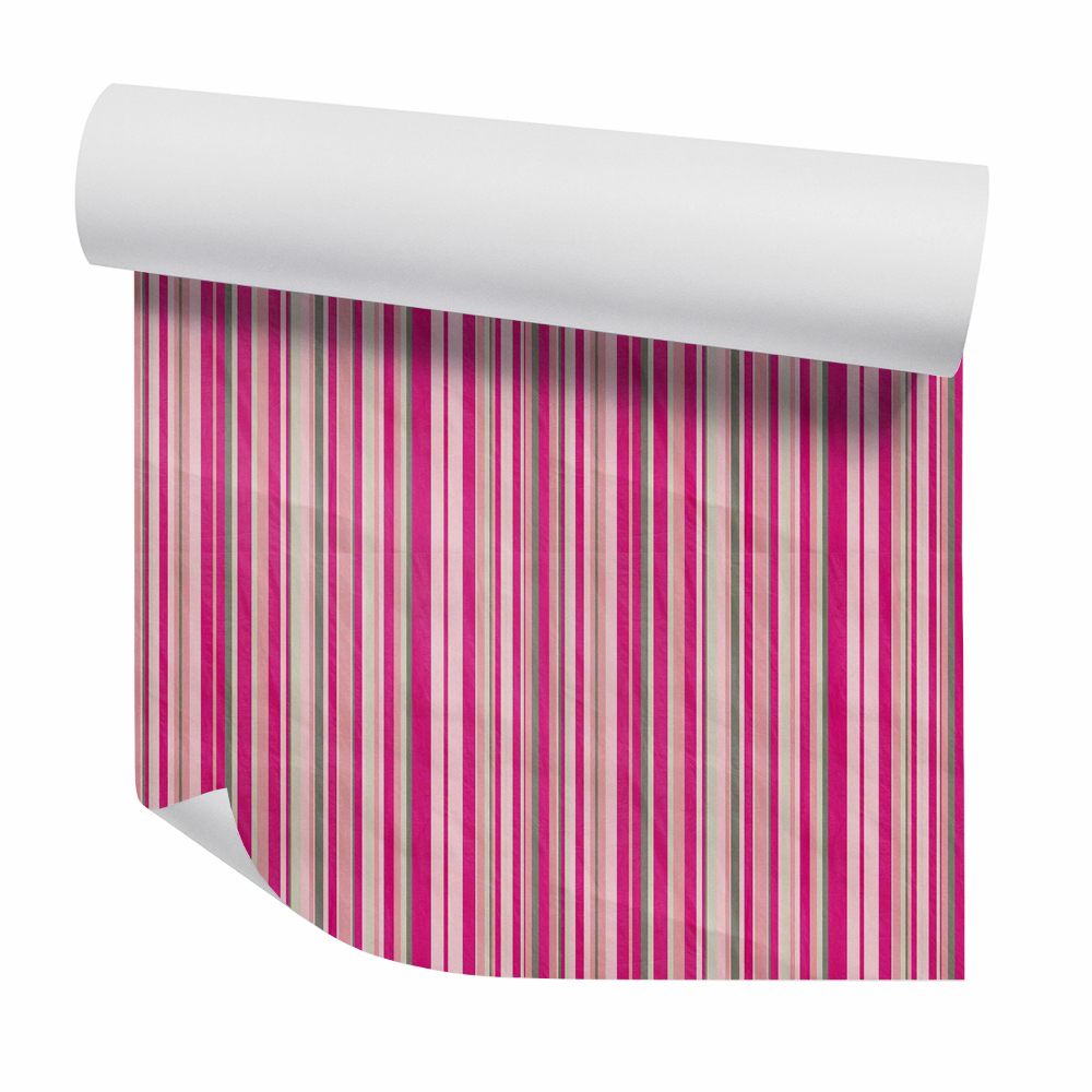 Samolepící tapeta Svislé růžové pruhy