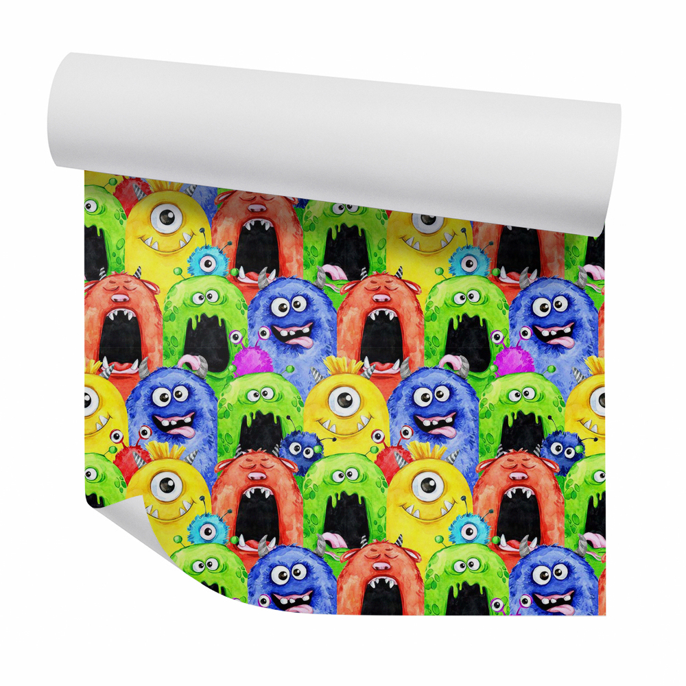 Tapeta na zeď Barevné veselé příšerky mimozemšťané