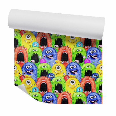 Tapeta na zeď Barevné veselé příšerky mimozemšťané