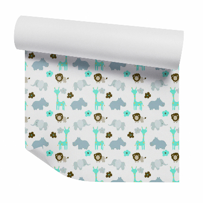 Tapeta na zeď Dětské obrázky zvířat