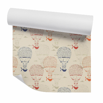 Samolepící tapeta Modročervené balónky