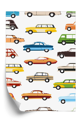 Tapeta na zeď Barevná auta