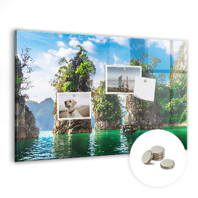 Magnetická nástěnka Stromy na ostrovech