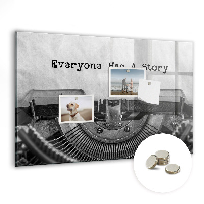 Magnetická nástěnka Každý má svůj příběh
