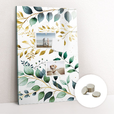 Tabule na magnety Jemné listy