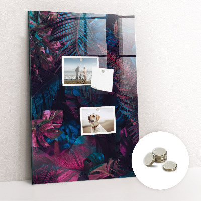 Magnetická tabule Tropické listy