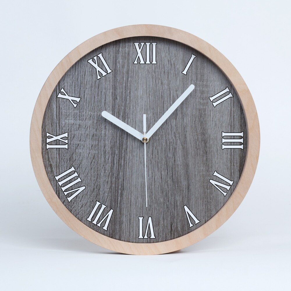 Dřevěné hodiny nástěnné Dřevo