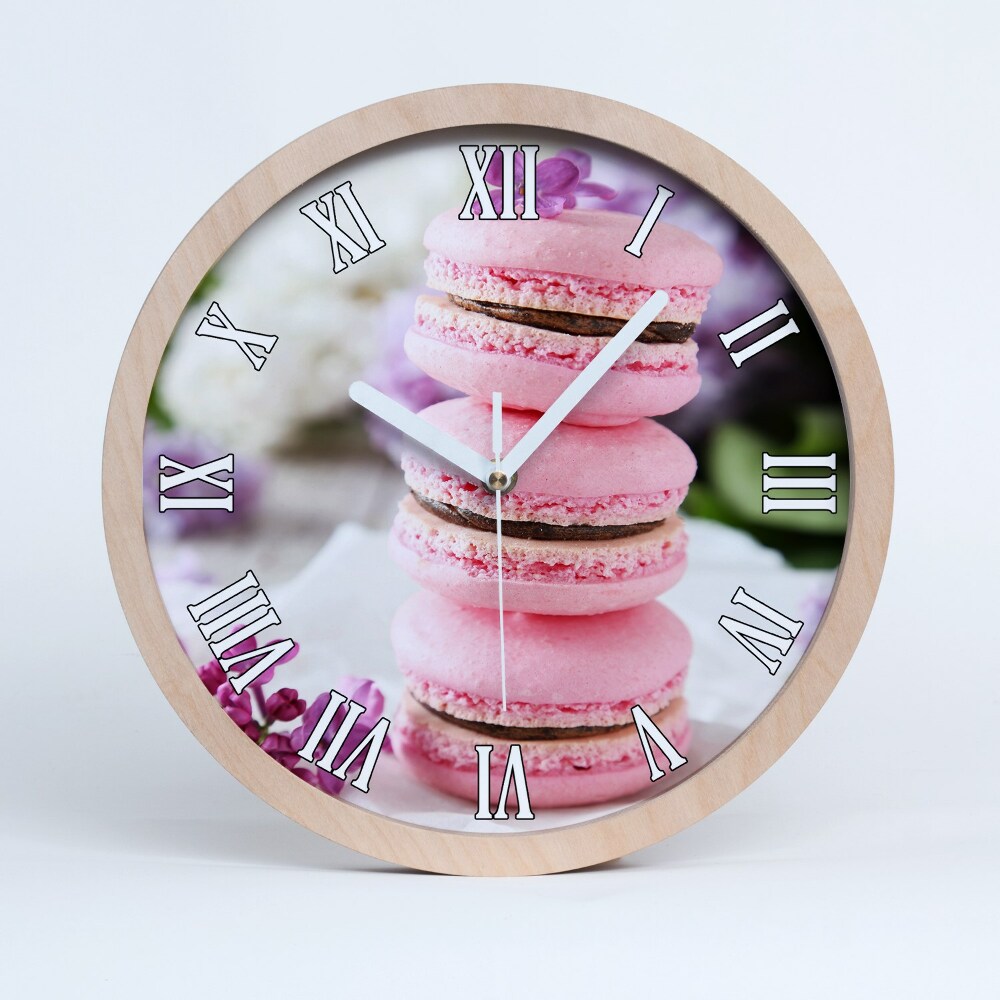 Okrúhle dřevěne hodiny Dorty