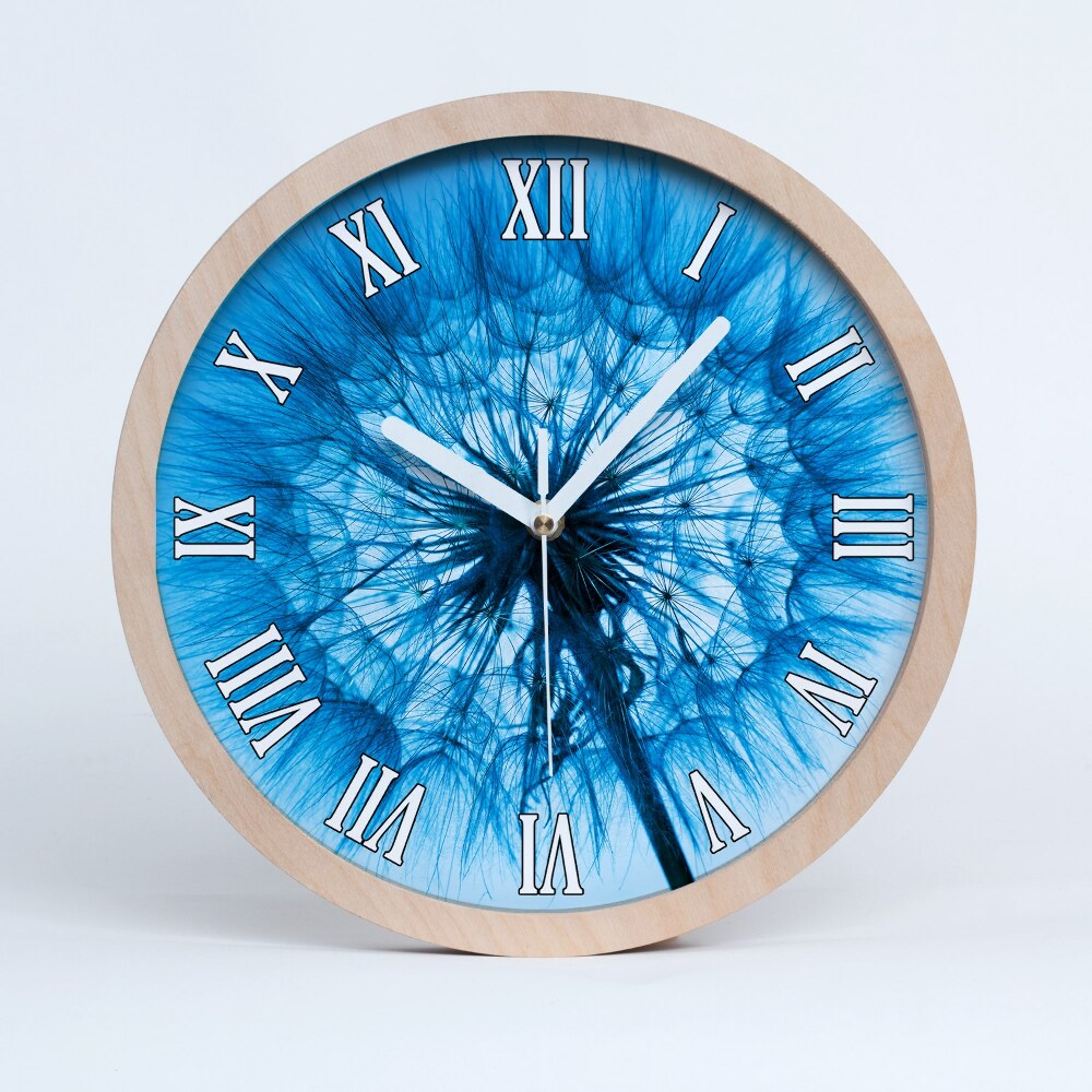 Nástěnné dřevěné hodiny Nafukovací