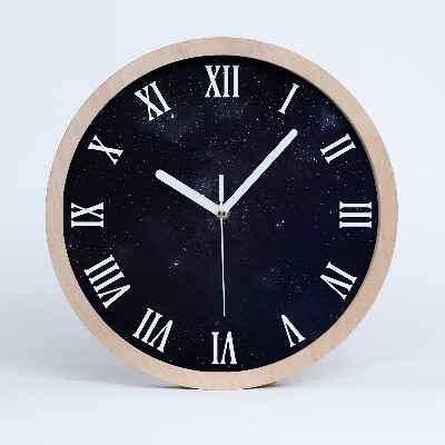 Dřevěne hodiny Souhvězdí