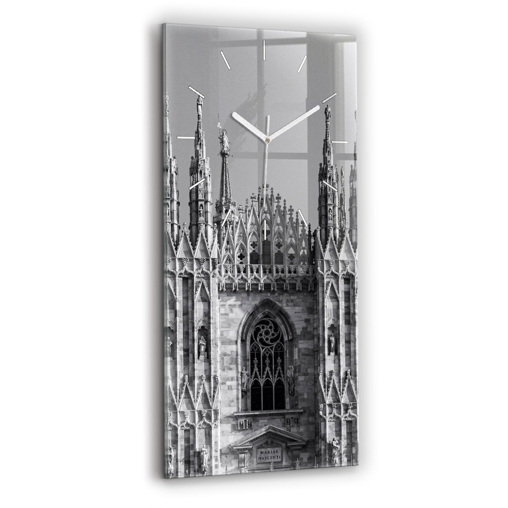 Vertikální hodiny na skle Katedrála Duomo Di Milano