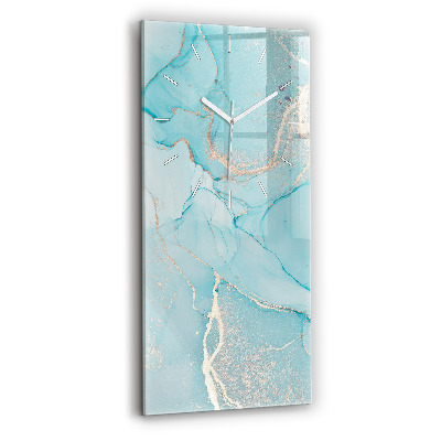 Vertikální nástěnné hodiny Dekorativní mramor