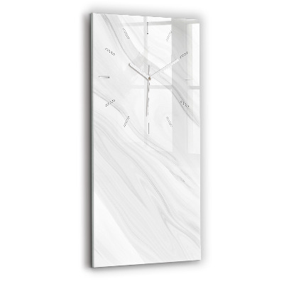 Vertikální nástěnné hodiny Dekorativní mramor