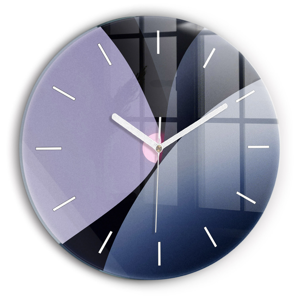 Kulaté nástěnné hodiny Abstraktní slunce