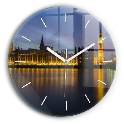 Skleněné hodiny kulaté Winchesterský palác v Londýně