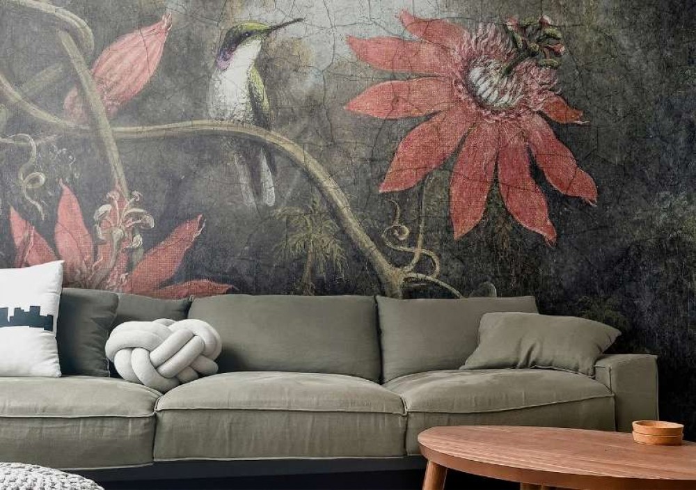 jak nalepit nástěnnou malbu